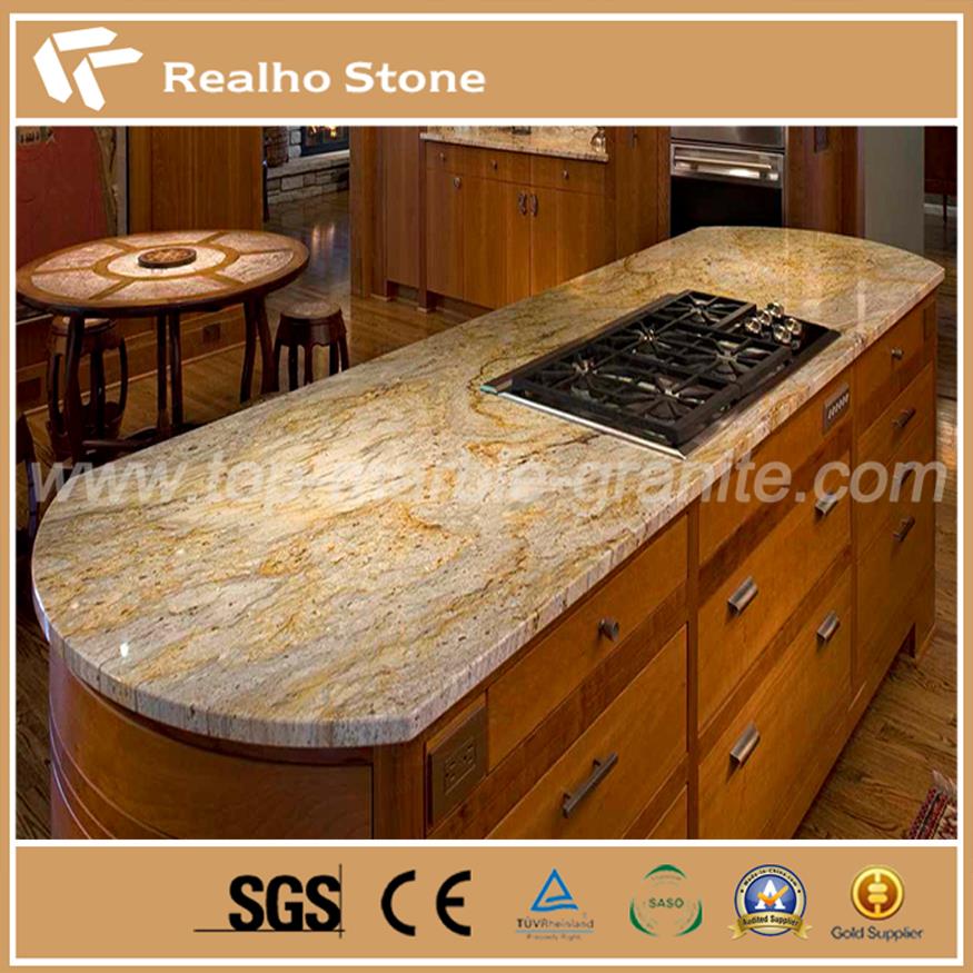 Yellow Color Granite Golden River Granite Work Tops