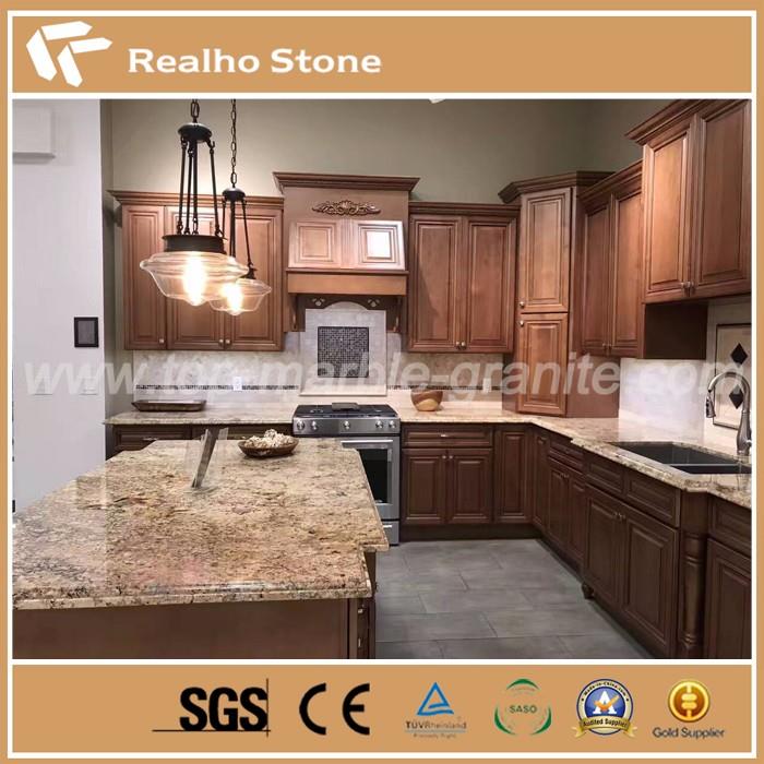 Whole Set of Oxford Gold Granite Kitchen tops.jpg