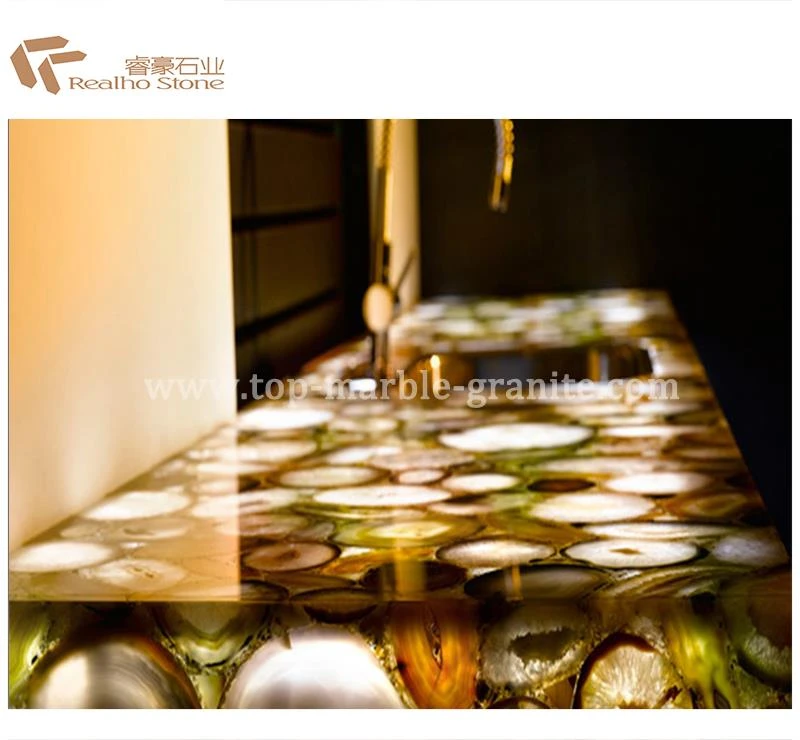Natural agate transparent bar Natural agate transparent bar
