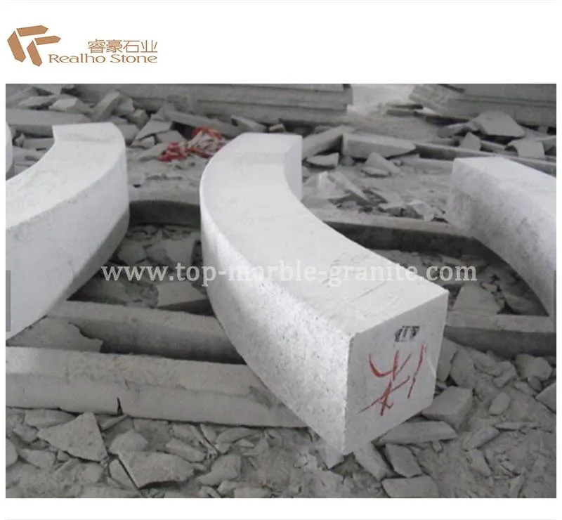 G603 curved  sawn kerbstone