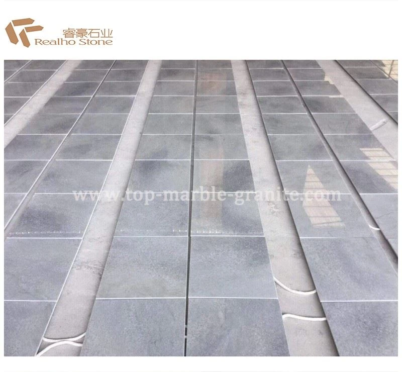 Crystal Blue Marble Floor Tiles