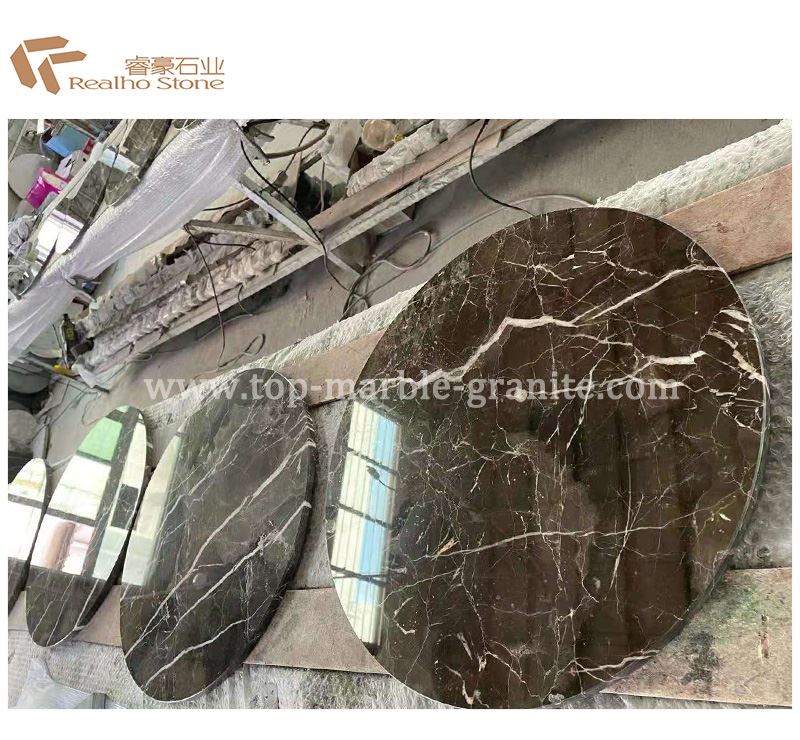 marble stone top dining table