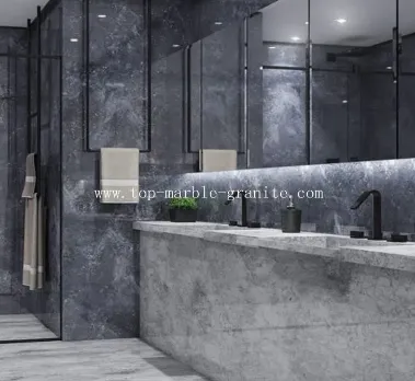 Dark Grey Marble Slab