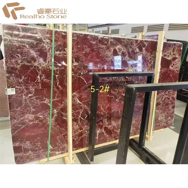 Rosso Levanto Marble---Red Marble Slab For Countertop Island Top Floor Tile Wall Cladding suppliers