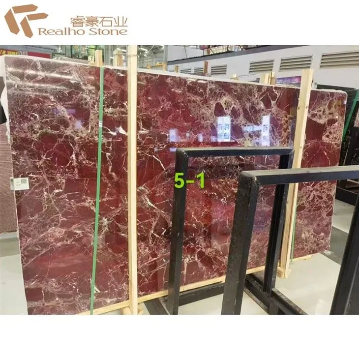 Rosso Levanto Marble---Red Marble Slab For Countertop Island Top Floor Tile Wall Cladding factory