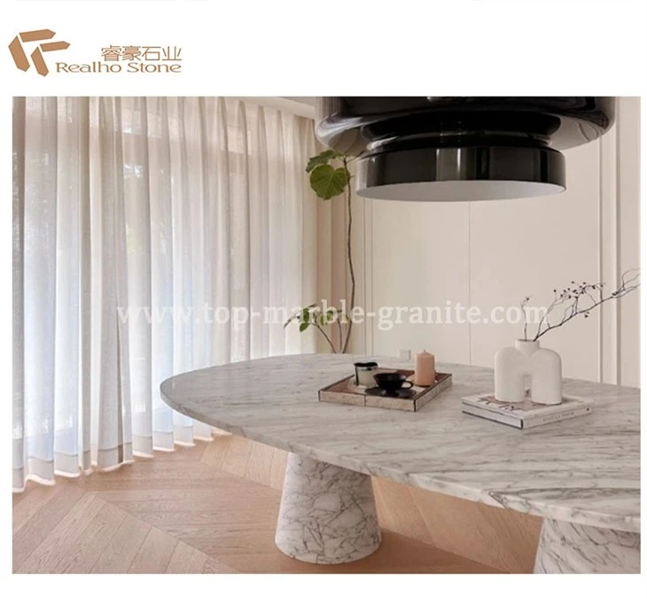 cararra marble table