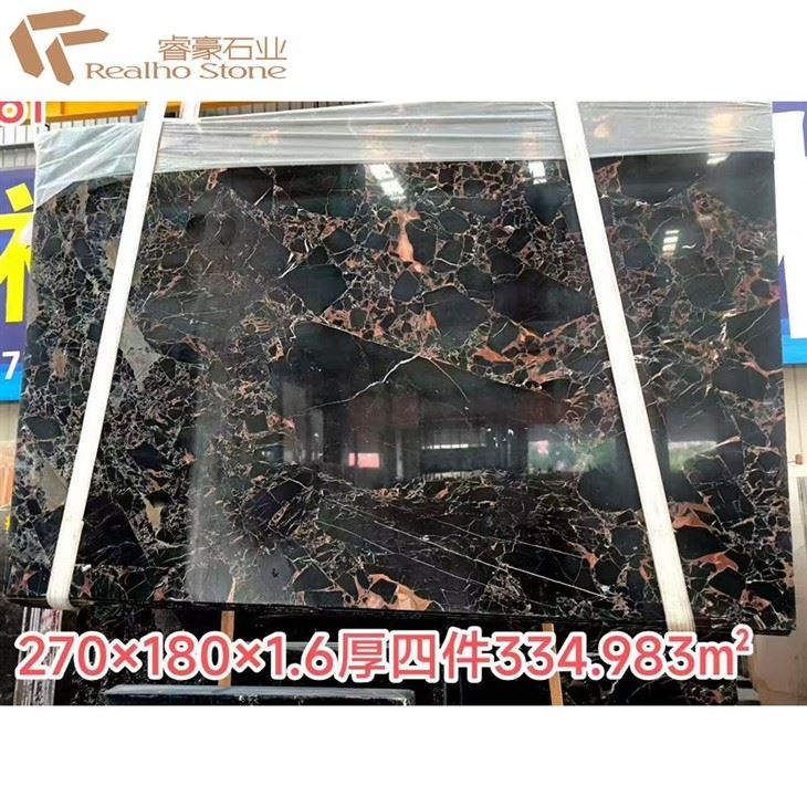 Portopo Marble---Black Marble Slab For Countertop Island Top Floor Tile Wall Cladding suppliers