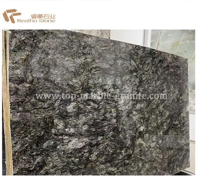 Luxuriöser brasilianischer platinschwarzer Granit