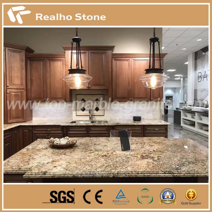 Chinesische Oxford Gold Granit Arbeitsplatte für Kithcen Design
