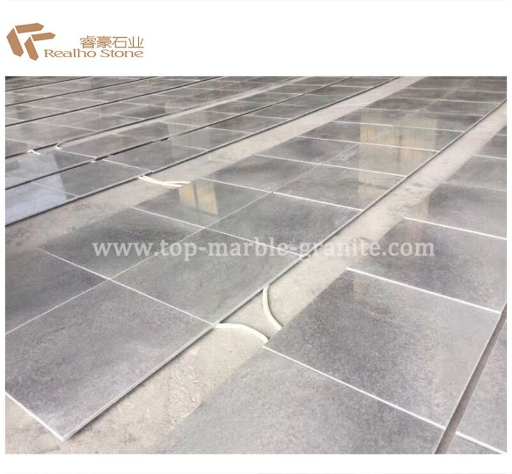 Crystal Blue Marble Tiles