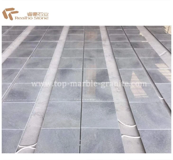 Crystal Blue Marble Floor Tiles