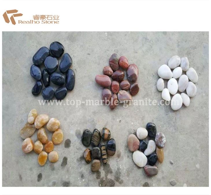 Smooth Mixed Color Pebblestone