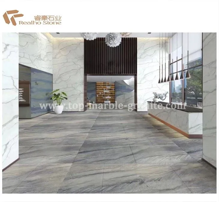 dark blue marble floor tile