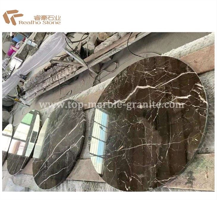 marble stone top dining table