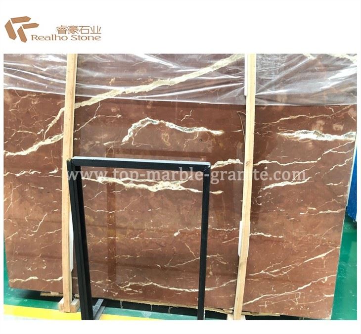 red marble stone