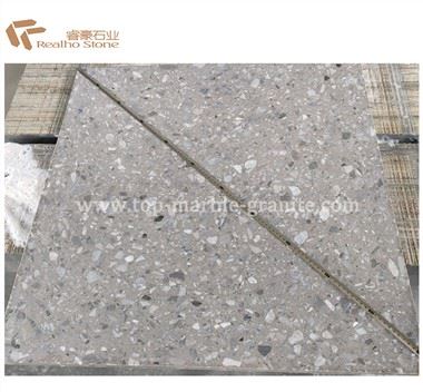 Terrazzo Fliesen Grau