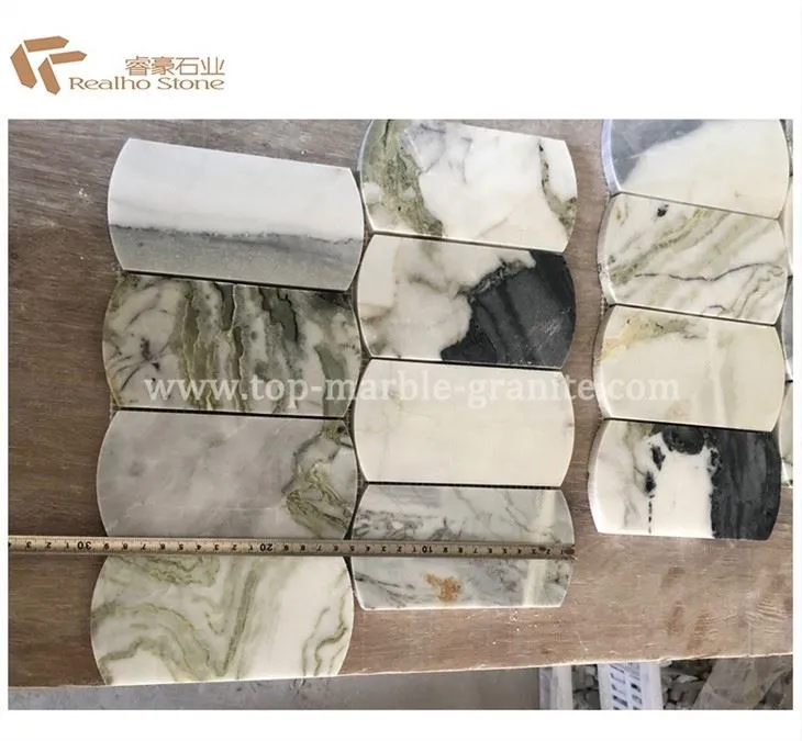 ice jade marble mosaic
