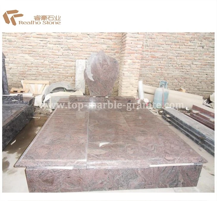 Customized Black Granite Tombstone