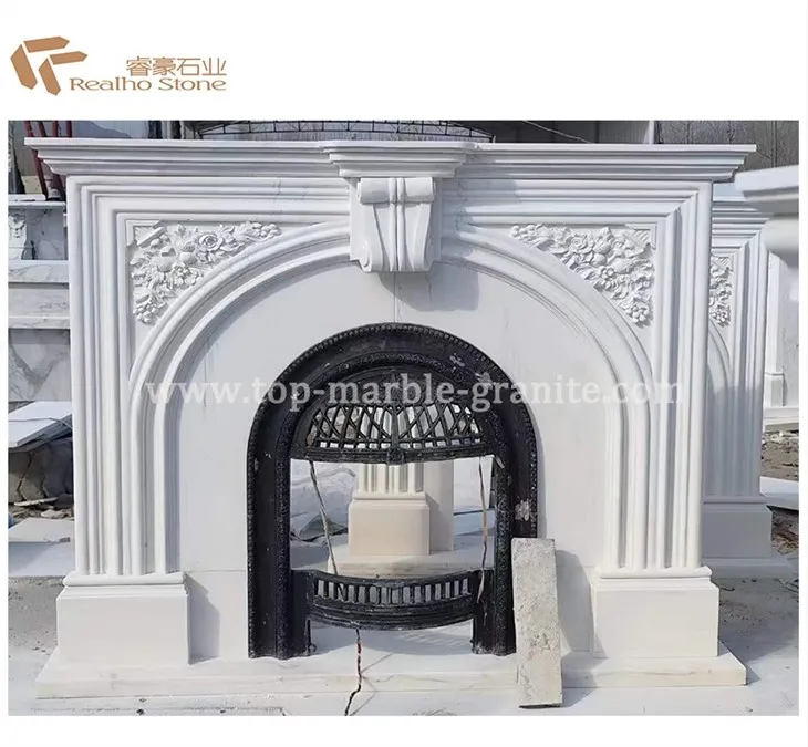 Marble fireplace