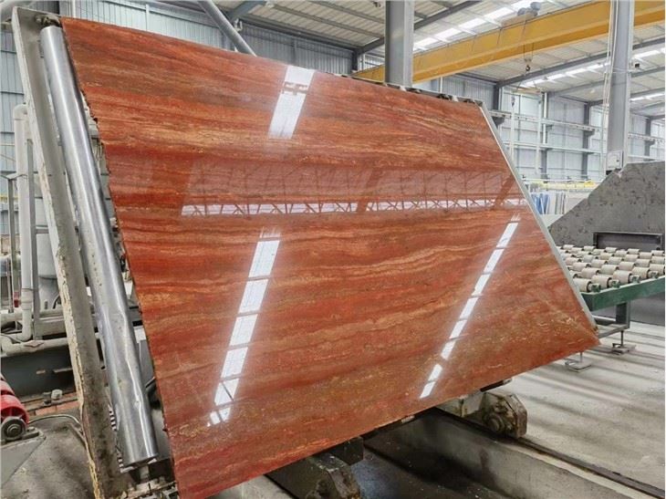persian red travertine