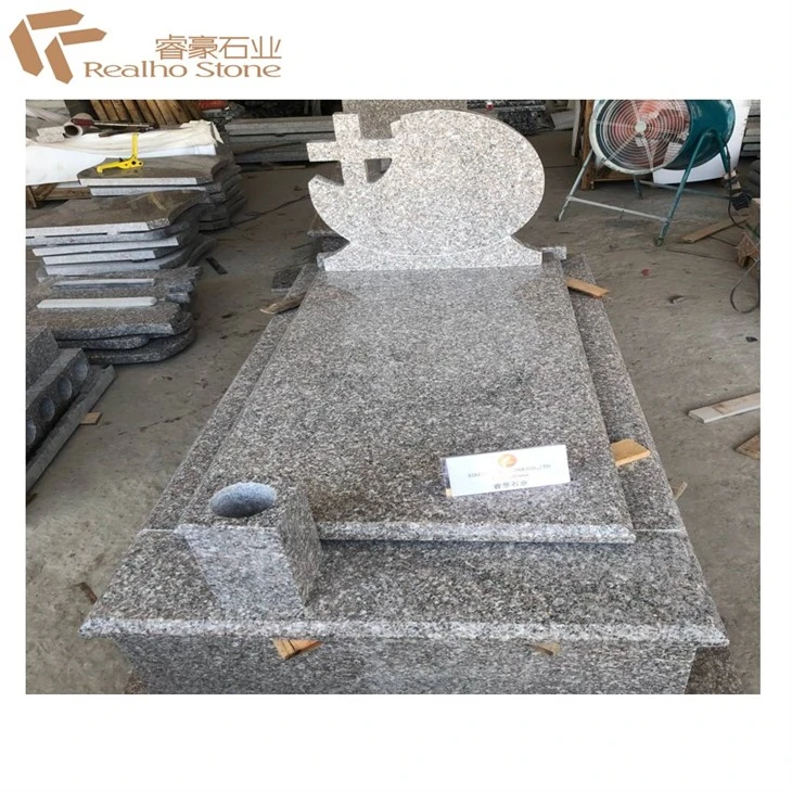 Red  Granite Tombstone 